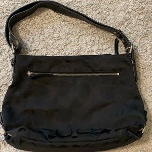 Black Coach Shoulder bag